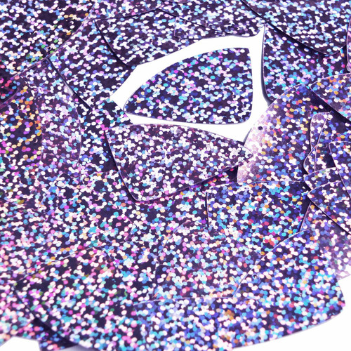 Fishscale Fin Sequin 1.5" Lavender Lilac Hologram Glitter Sparkle Metallic