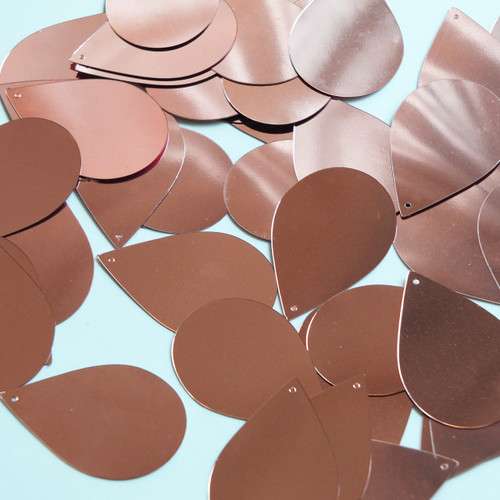 Teardrop Sequin 1.5" Pink Metallic Teardrop Sequin 1.5" Pink Metallic