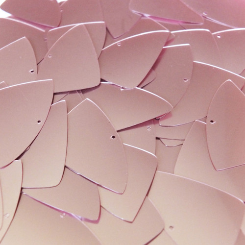 Fishscale Fin Sequins 1.5" Pink Satin Metallic