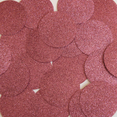 Round Sequin 40mm Pink Metallic Sparkle Glitter