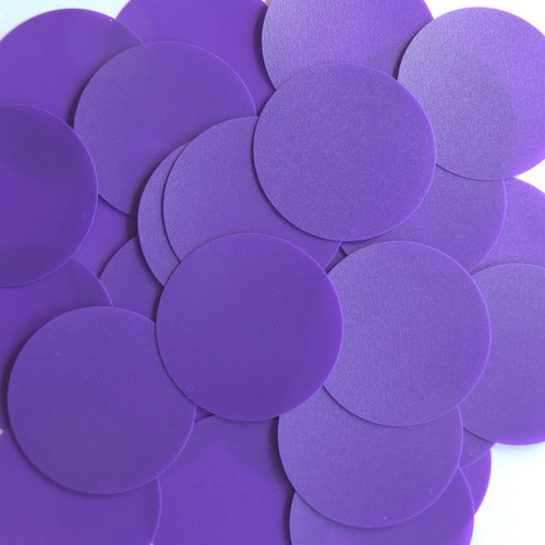 Round Sequin 40mm Purple Opaque Vinyl