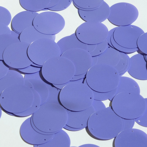 Round Sequin 24mm Lavender Opaque Glossy High Shine