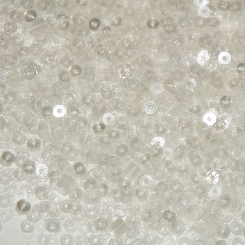 3mm Sequins Crystal Clear Transparent See-Thru