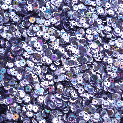 60mm Sequins Top Hole Light Blue Lazersheen Rainbow Reflective Metallic -  SequinsUSA