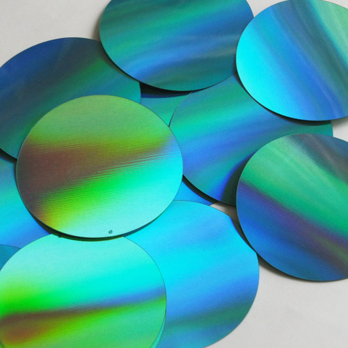 Round Sequin 2" Aqua Blue Lazersheen Reflective Metallic