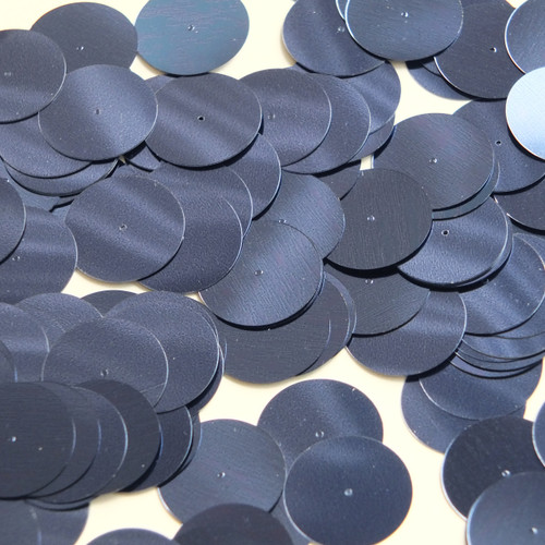 Round  Flat Sequin 20mm Center Hole Royal Navy Blue Metallic Round  Flat Sequin 20mm Center Hole Royal Navy Blue Metallic