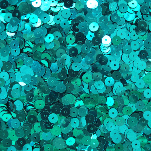 5mm Sequins Teal Turquoise Blue Metallic