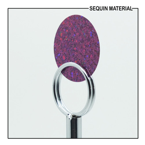 SequinsUSA Dark Plum Purple Hologram Glitter Multi Reflective Metallic Sequin Material RK097
