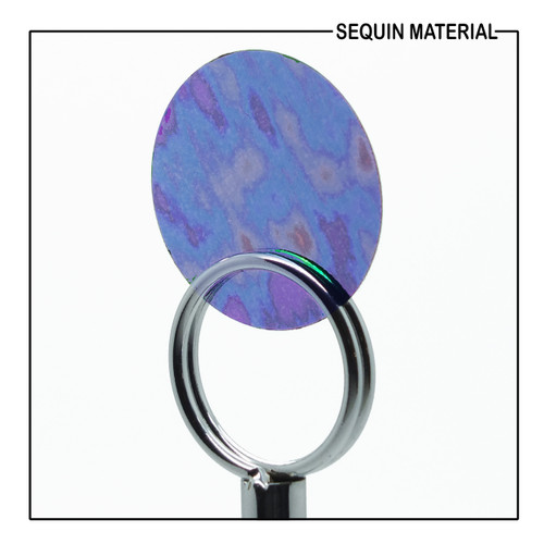 SequinsUSA Sapphire Blue Crystal Rainbow Iris Iridescent Sequin Material Film RL413