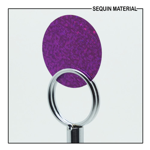 SequinsUSA Light Purple Hologram Glitter Sparkle Metallic Sequin Material RL054