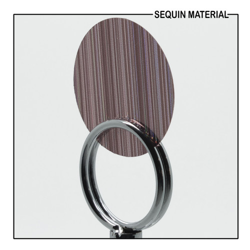 SequinsUSA Hematite Gray City Lights Refective Metallic Sequin Material RL083
