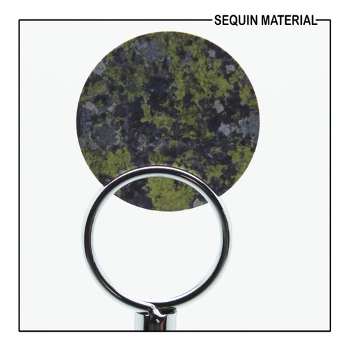 SequinsUSA Green Blue Lichen Opaque Print Sequin Film RL164