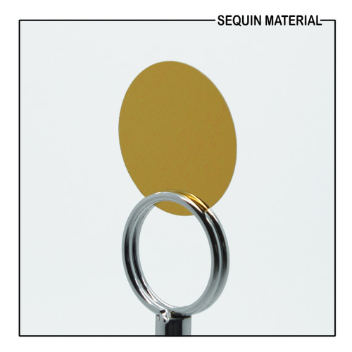 SequinsUSA Very Deep Gold Shiny Metallic Sequin Material Film RL354