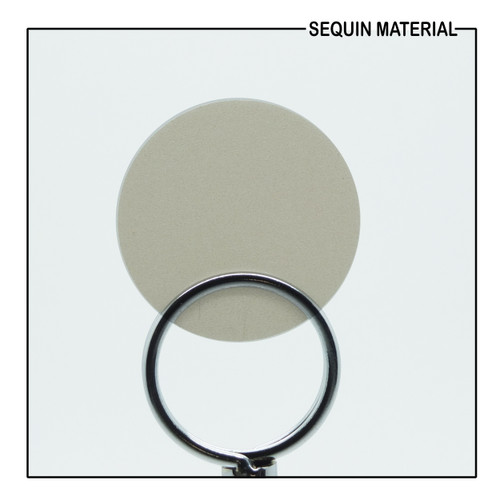 SequinsUSA Beige Transparent Satin Matte Duo Reversible Sequin Material Film RL475