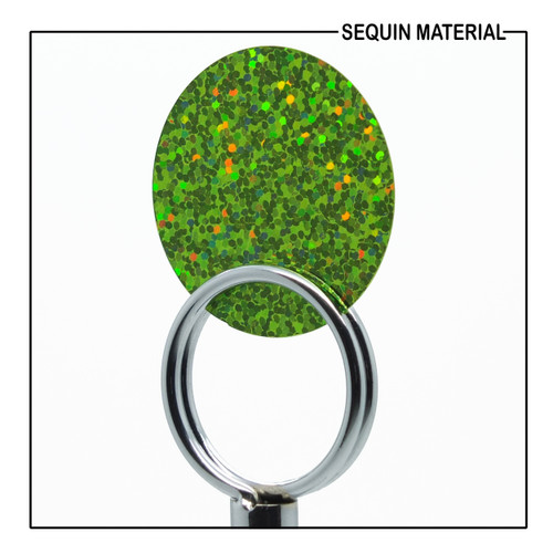 SequinsUSA Lime Green Hologram Glitter Sparkle Metallic Sequin Material RL629