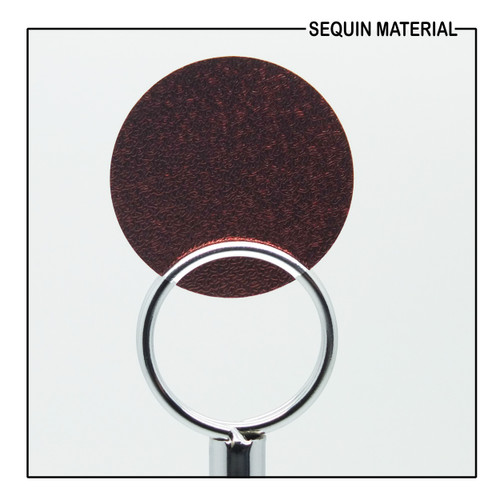 SequinsUSA Bronze Brown Metallic Embossed Texture Sequin Material RL540
