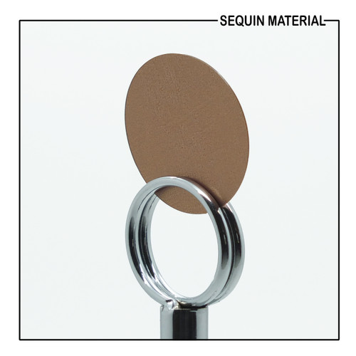 SequinsUSA Copper Rose Matte Satin Metallic Sequin Material Film RM015