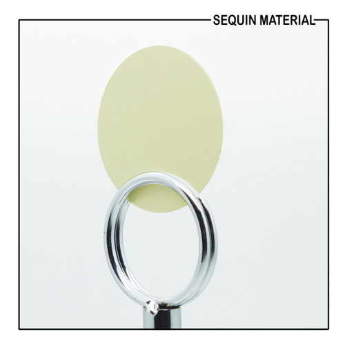 SequinsUSA Cream Vanilla Opaque Satin Pearl Sequin Material RL572