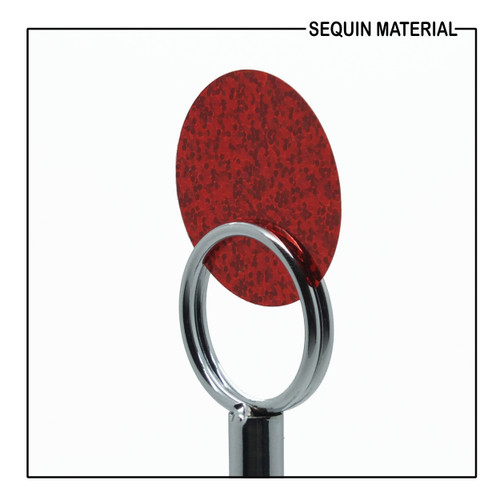 SequinsUSA Dark Red Hologram Glitter Sparkle Metallic Sequin Material RL673