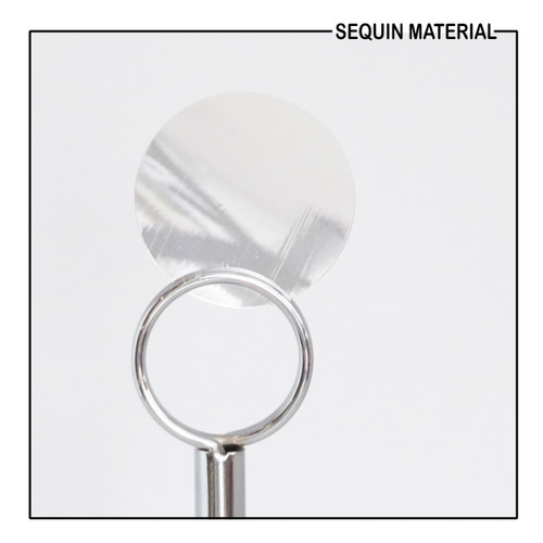 SequinsUSA Crystal Silver Crystallina Luster Mirror Shiny Iridescent Sequin Material Film RL686 SequinsUSA Crystal Silver Crystallina Luster Mirror Shiny Iridescent Sequin Material Film RL686