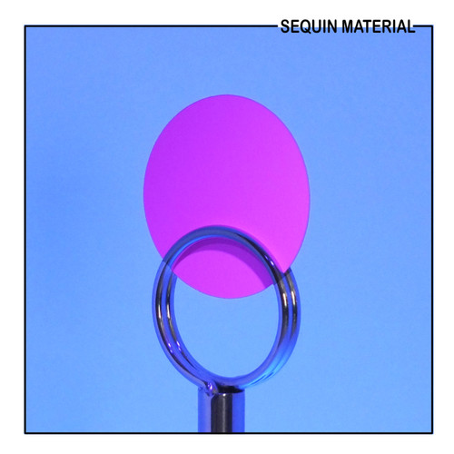 SequinsUSA Magenta Pink Neon Opaque Sequin Material Film RL868