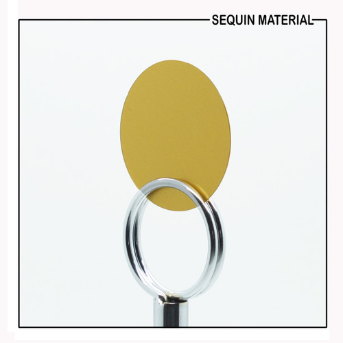 SequinsUSA Yellow Gold Matte Satin Shimmer Sequin Material Film RL870