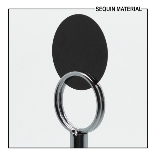 SequinsUSA Black White Matte Duo Reversible Sequin Film RL932