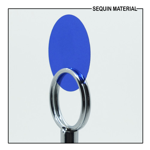 SequinsUSA Royal Blue Gold Shiny Metallic Duo Reversible Sequin Material Film RL973