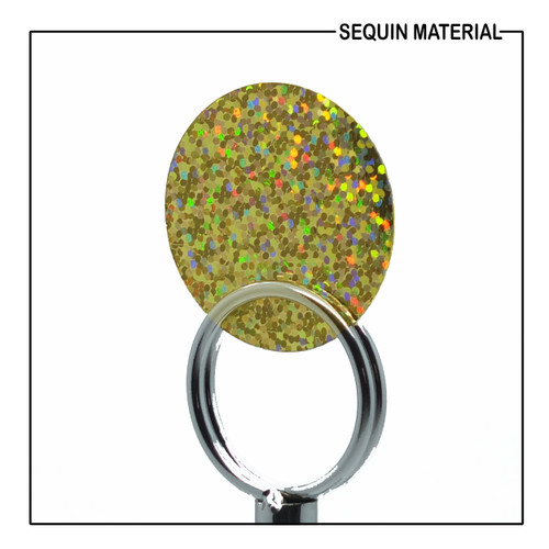 SequinsUSA Champagne Gold Hologram Glitter Multi Reflective Metallic Sequin Material Film RM027