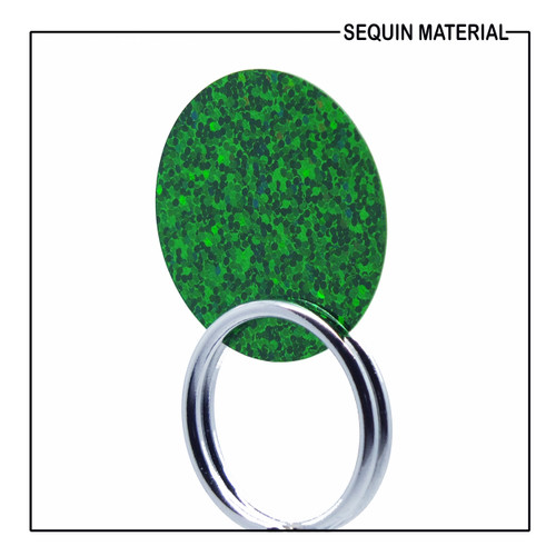 SequinsUSA Jewel Green Hologram Glitter Multi Reflective Metallic Sequin Material Film  RM030