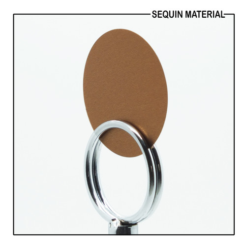 SequinsUSA Copper Matte Satin Metallic Sequin Material Film RM056