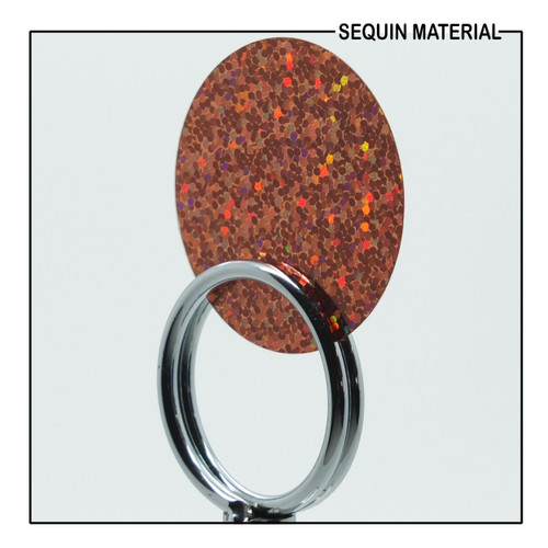 SequinsUSA Copper Hologram Glitter Sparkle Metallic Sequin Material Film RL042