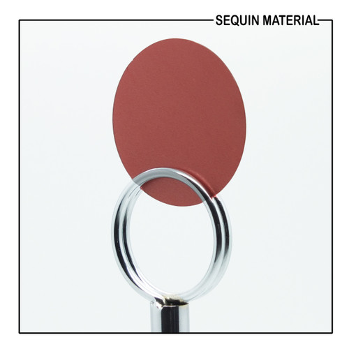 SequinsUSA Copper Rose Matte Satin Metallic Sequin Material RL568