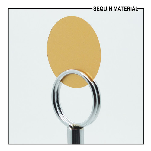 SequinsUSA Gold Jewel Matte Satin Metallic Sequin Material Film  RL477