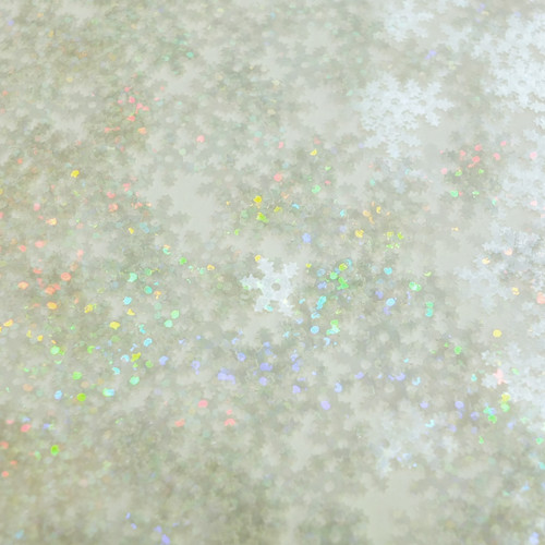 Winter Sequin Snowflake Crystal Hologram Glitter 10mm