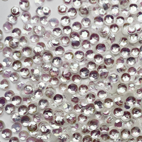 6mm Cup Transparent Rainbow Iris Crystal Pink 6mm Cup Transparent Rainbow Iris Crystal Pink