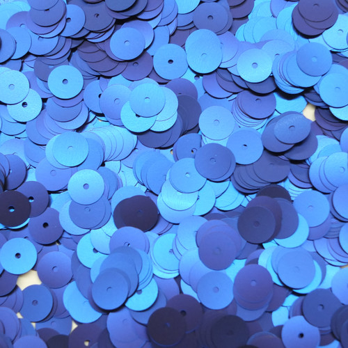 8mm Flat Sequins Royal Blue Matte Metallic Medium hole 8mm Flat Sequins Royal Blue Matte Metallic Medium hole