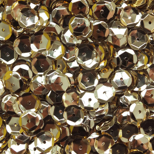 8mm Cup Rich Egyptian Gold Shiny Metallic