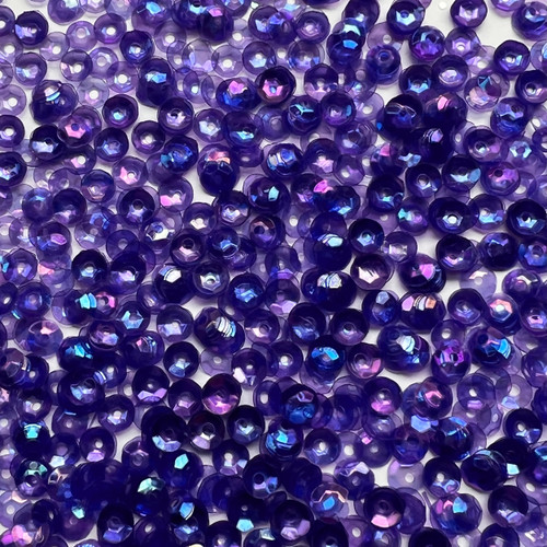 5mm Cup Sequins Amethyst Purple Crystal Iris