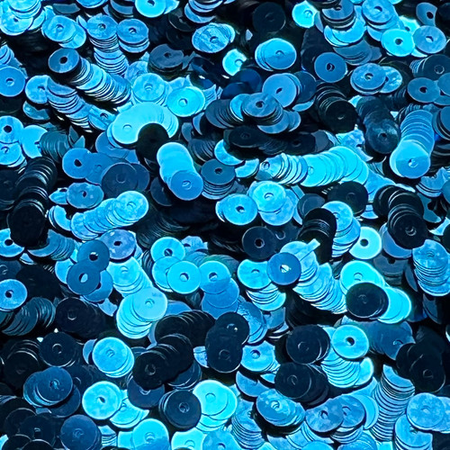 6mm Flat Sequins Sky Blue Metallic