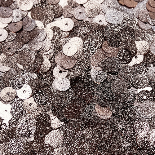 8mm Sequins Mink Pink Metallic Embossed Texture