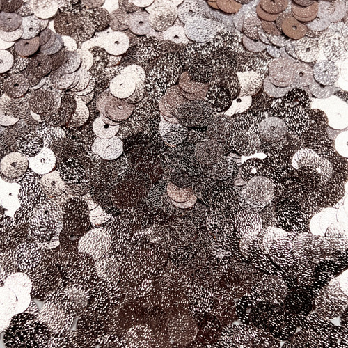 5mm Sequins Mink Pink Metallic Embossed Texture