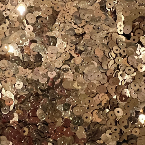 5mm Sequins Medium Gold Metallic Shiny