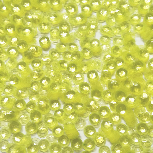 6mm Cup Yellow Transparent Fluorescent Made in USA