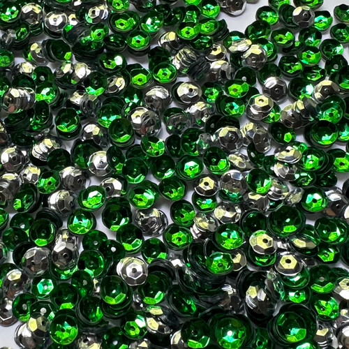 6mm Cup Green Silver Metallic Made in USA