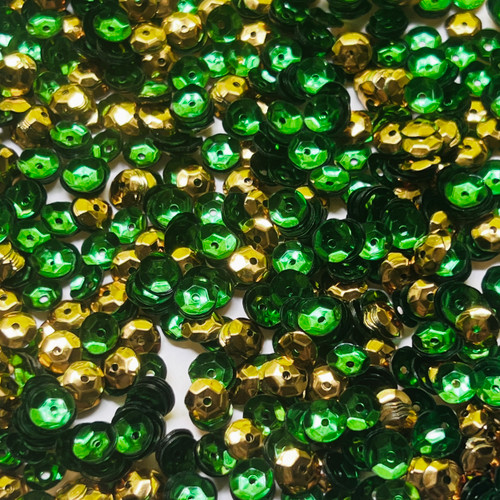 6mm Cup Green Gold Metallic Made in USA