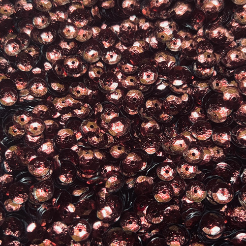 6mm Cup Bronze Brown Metallic Embossed Texture Made in USA