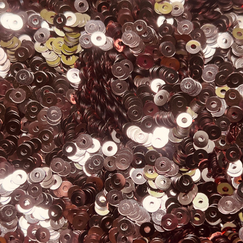 4mm Sequins Medium Pink Metallic Made in USA