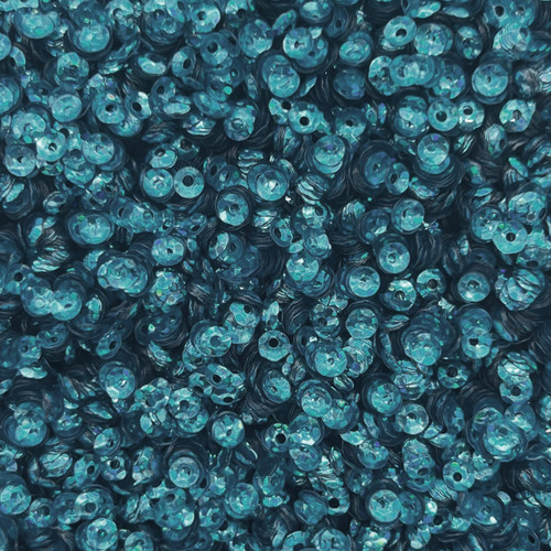 4mm Cup Sequins Pale Blue Hologram Glitter Sparkle