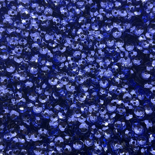 4mm Cup Sequins Light Royal Purple Metallic Shiny